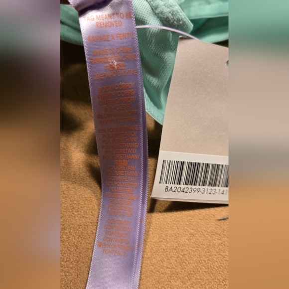 NWT Savage x Fenty Tutti Frutti Embroidered Tulle unlined pineapple bra - Picture 10 of 10